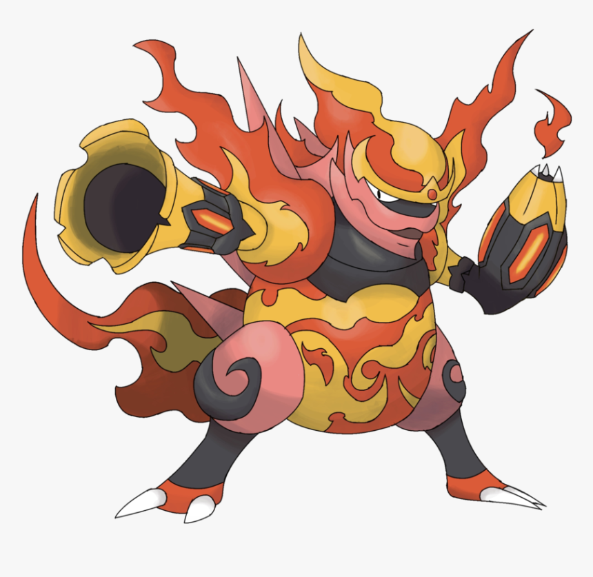 Pokemon Magmortar Mega Evolution, HD Png Download