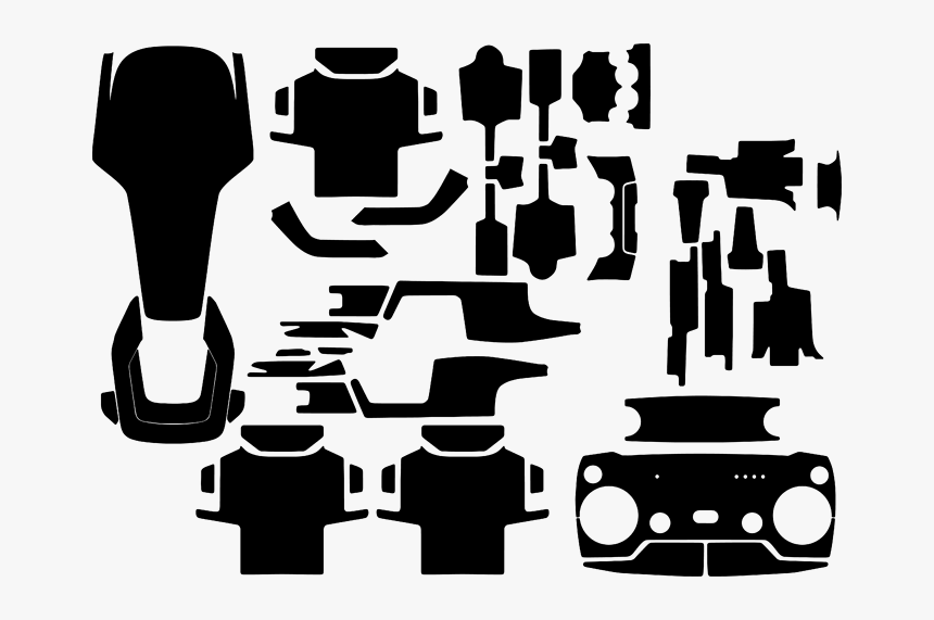 Silhouette Mavic Air Skin Template, HD Png Download