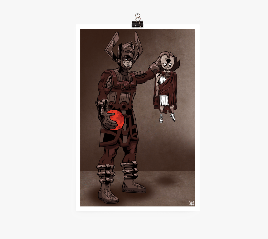 Galactus & Watcher Mars - Illustration, HD Png Download