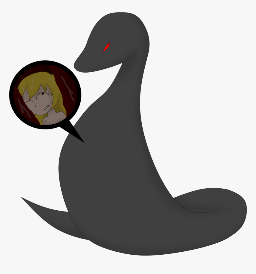 Snake Ate Someone Cartoon, HD Png Download