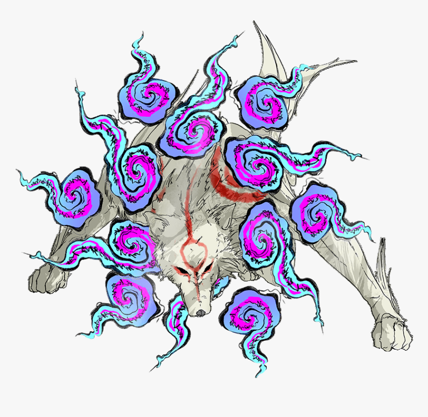 Clipart Freeuse Library Image Resurrection Beads Png - Okami Amaterasu, Transparent Png