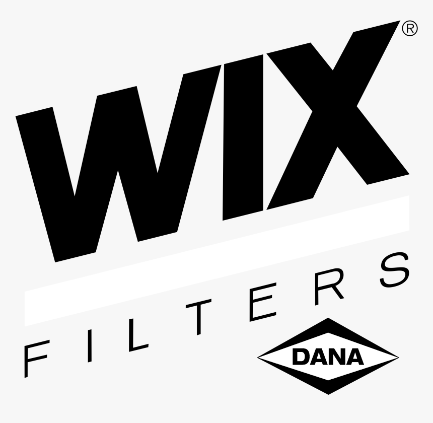 Wix Filters Logo Black And White - Wix Filters, HD Png Download