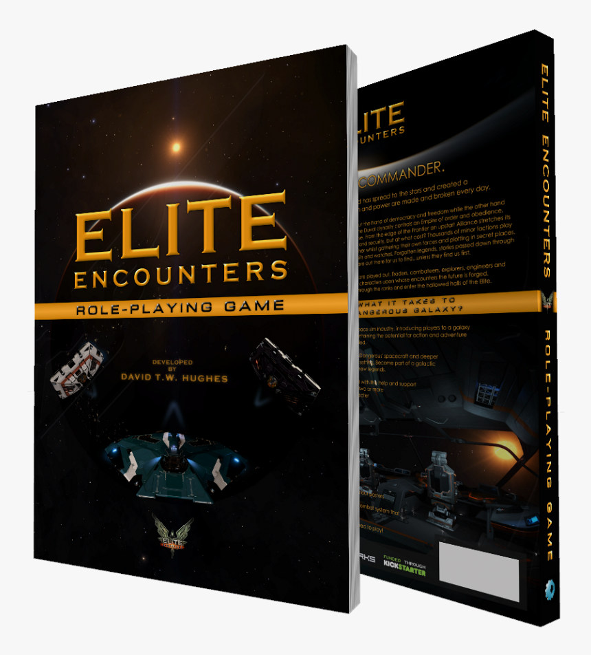 Elite Encounters Rpg Front And Back - Book Cover, HD Png Download