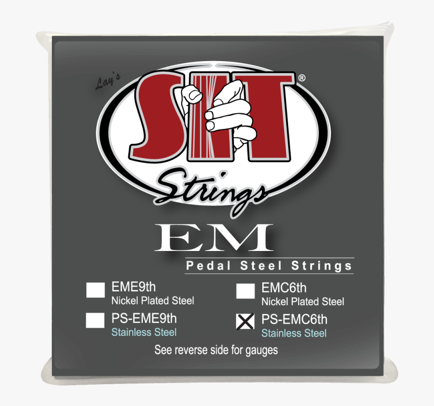 Sit Pedal Steel C6th Tuning Stainless - Flat Wound Jazz Guitar Strings, HD Png Download