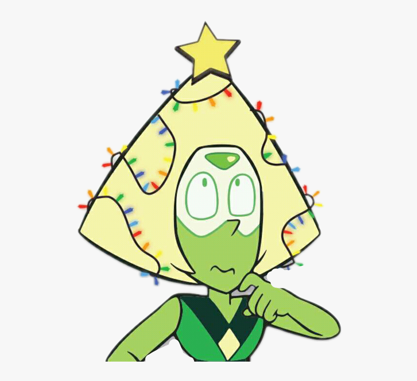 #peridot #stevenuniverse #steven #universe #christmas - Steven Universe Peridot Christmas, HD Png Download
