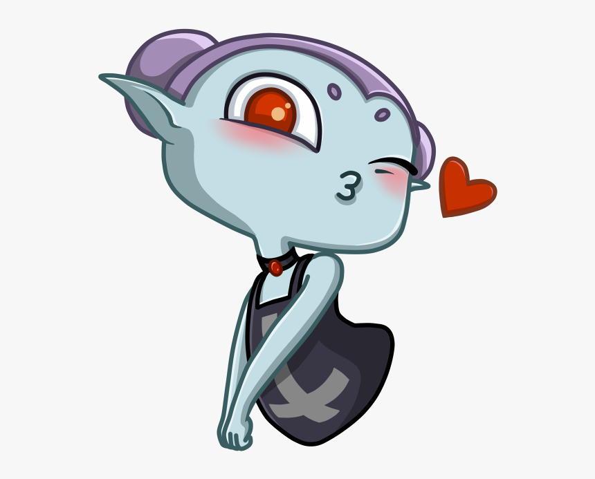 Nosferatu Girl Messages Sticker-0 - Cartoon, HD Png Download