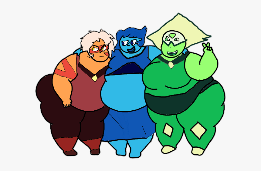 #stevenuniverse #friends #lapis #peridot #jasper #fat - Steven Universe Fat Jasper, HD Png Download