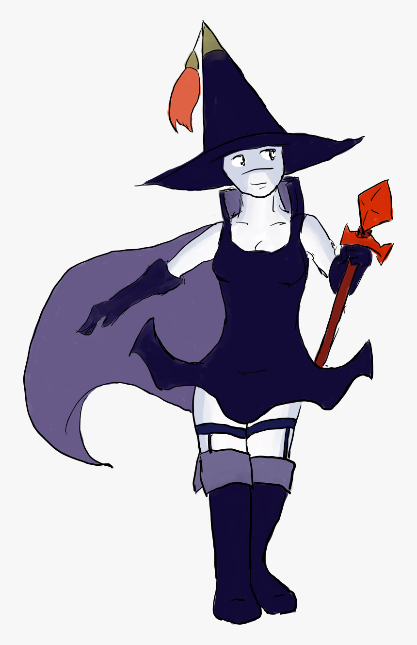 Black Mage Salina - Cartoon, HD Png Download