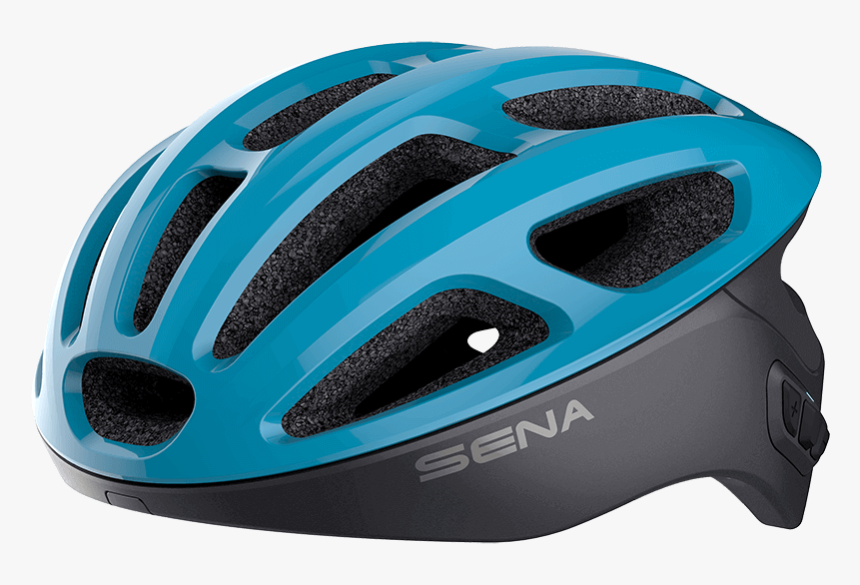 Sena R1 Smart Cycling Helmet Blue - Nón Bảo Hiểm Sena, HD Png Download