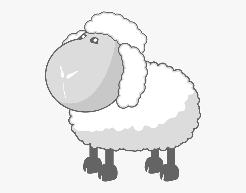 Sheep In Gray Clip Art At Clkercom Vector Clip Art - Baa Baa Wooly Sheep, HD Png Download