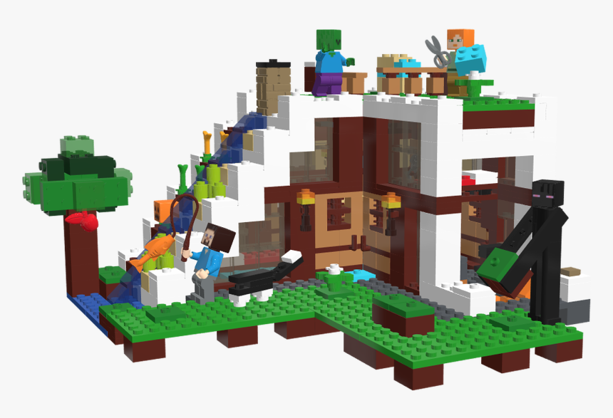 Minecraft Watervalbasis, HD Png Download