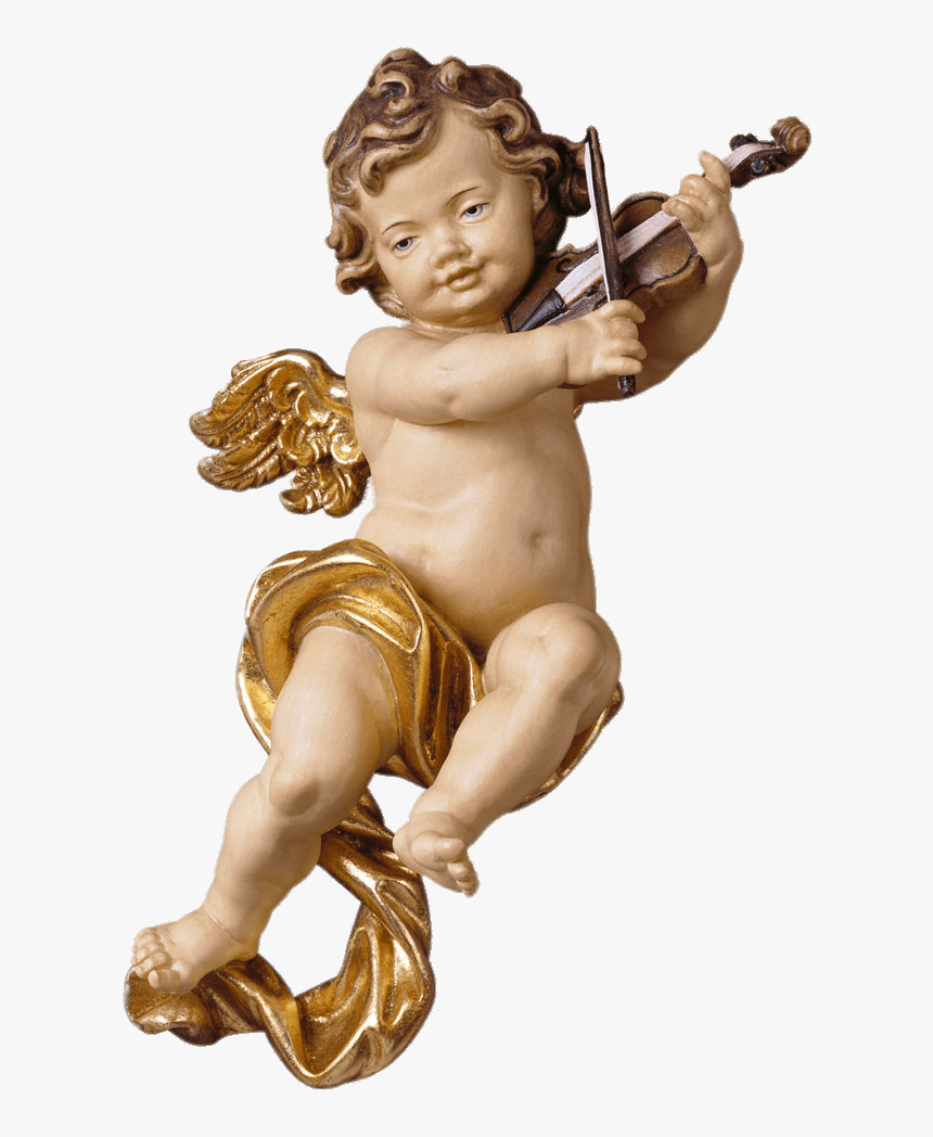 Cherub Playing On Violin - Cherub Playing Violin, HD Png Download