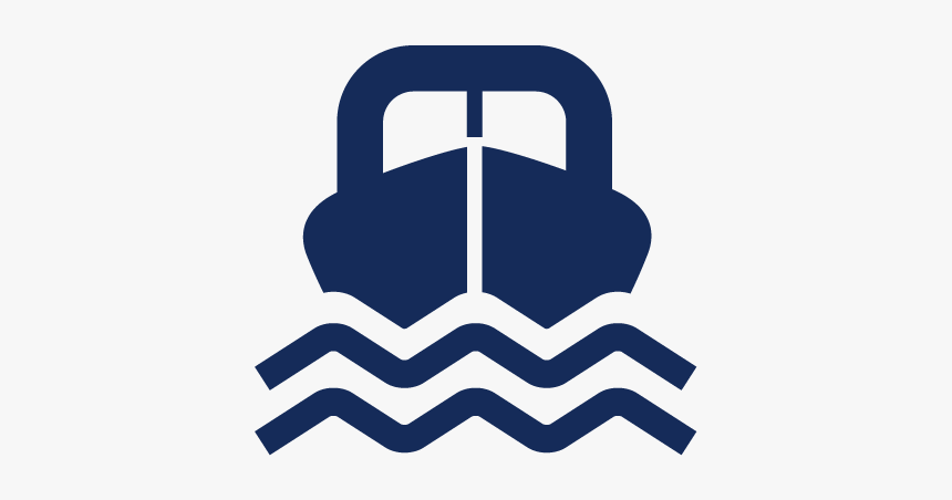 Blue Boat Icon Png, Transparent Png