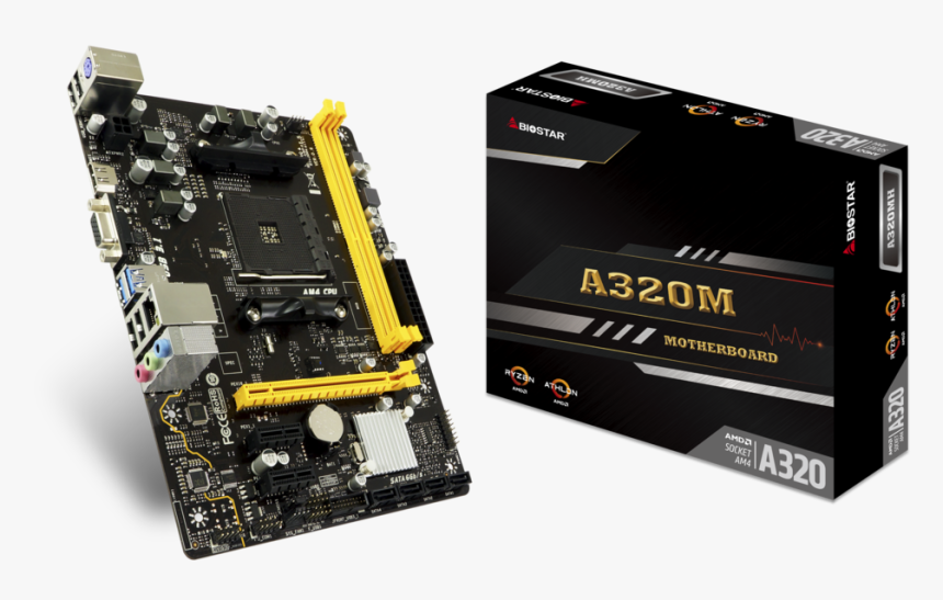 Biostar X470mh Am4 Amd Promontory X470 Ddr4 Usb3 1, HD Png Download