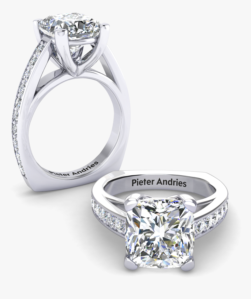 010555 2view L - Engagement Ring, HD Png Download
