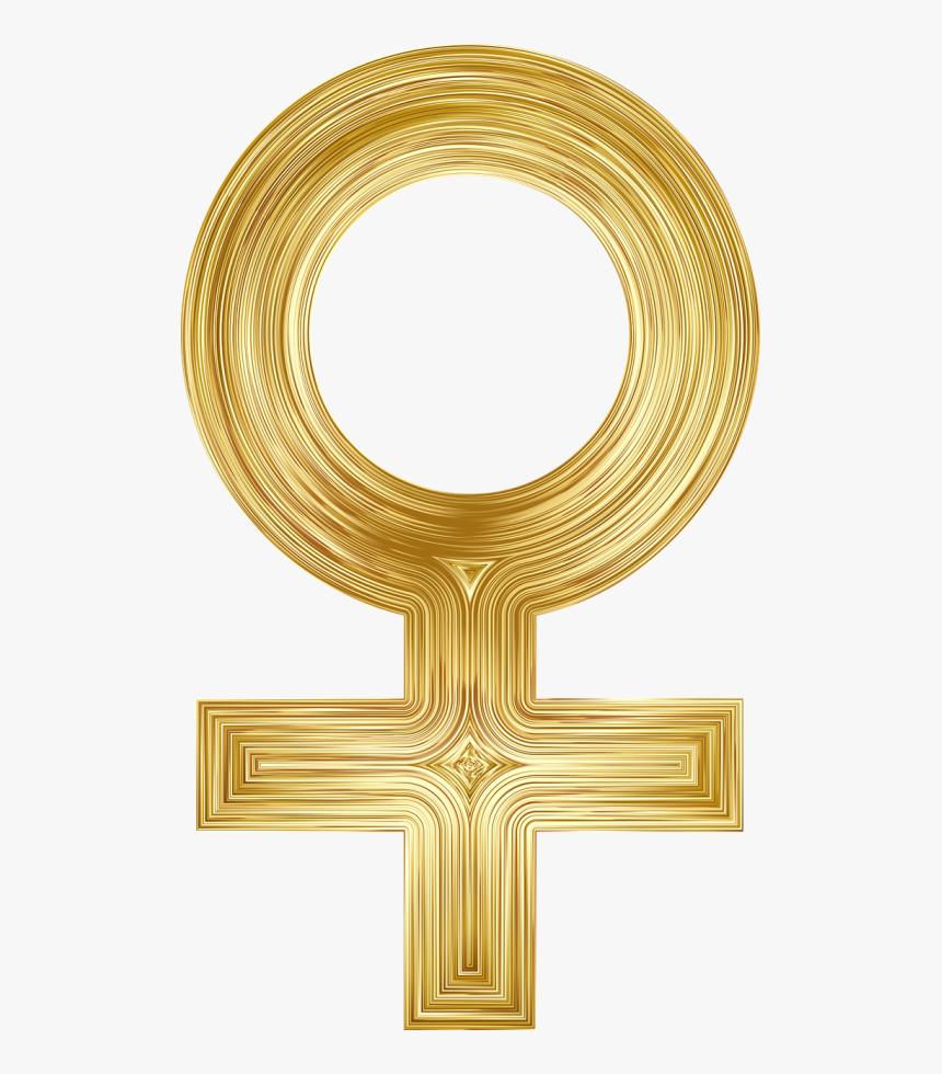 Feminism Represents Much More Than Just Extreme Stereotypes - Gold Female Sign Png, Transparent Png