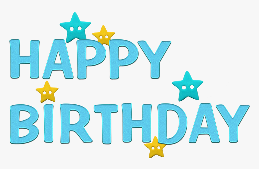 Birthday Happy Greeting Card Wish Happiness - Happy Birthday Blue Png, Transparent Png