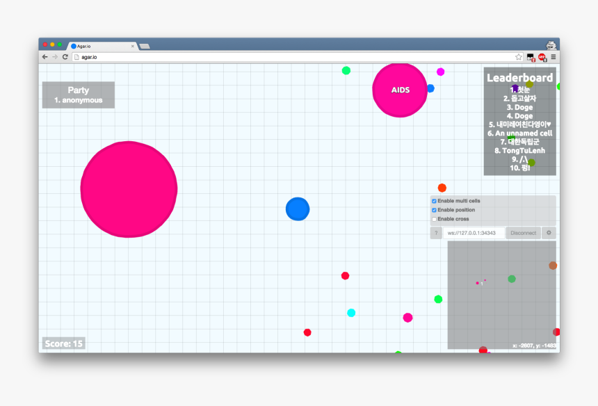 Agar Io Clone Script, HD Png Download