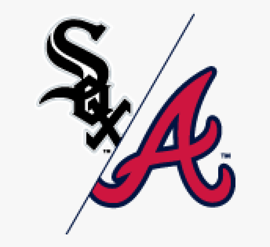 Chicago White Sox Logo Png - Atlanta Braves Chicago White Sox, Transparent Png