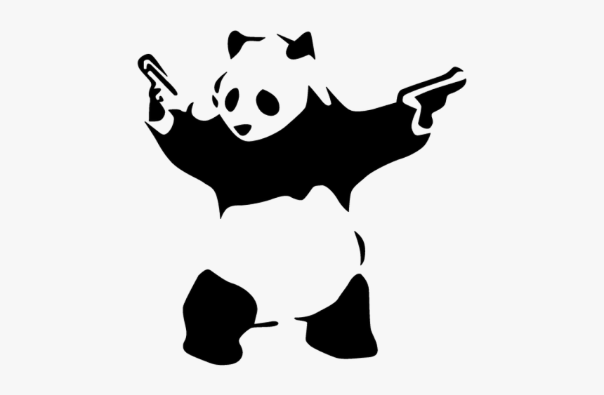 Banksy Panda, HD Png Download