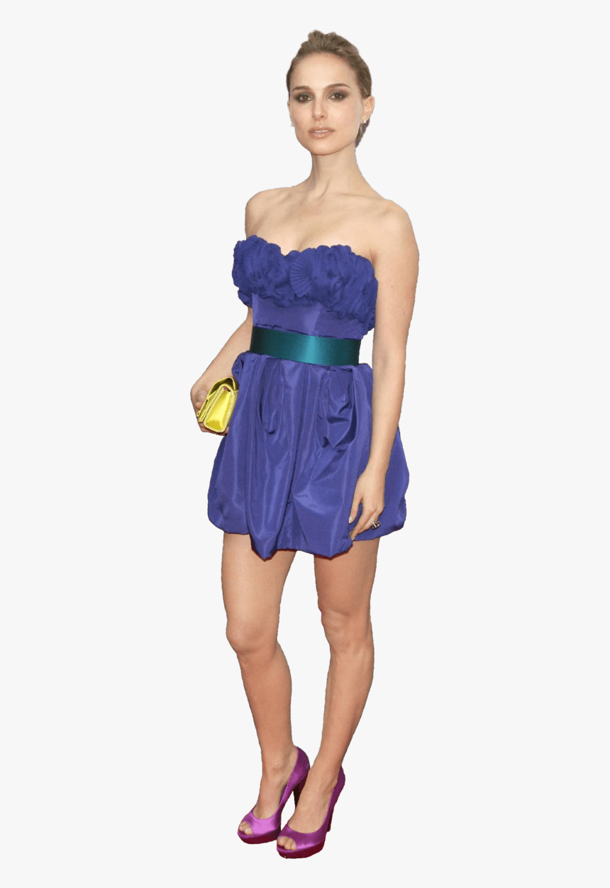 Natalie Portman Purple Dress Clip Arts - Natalie Portman Png, Transparent Png