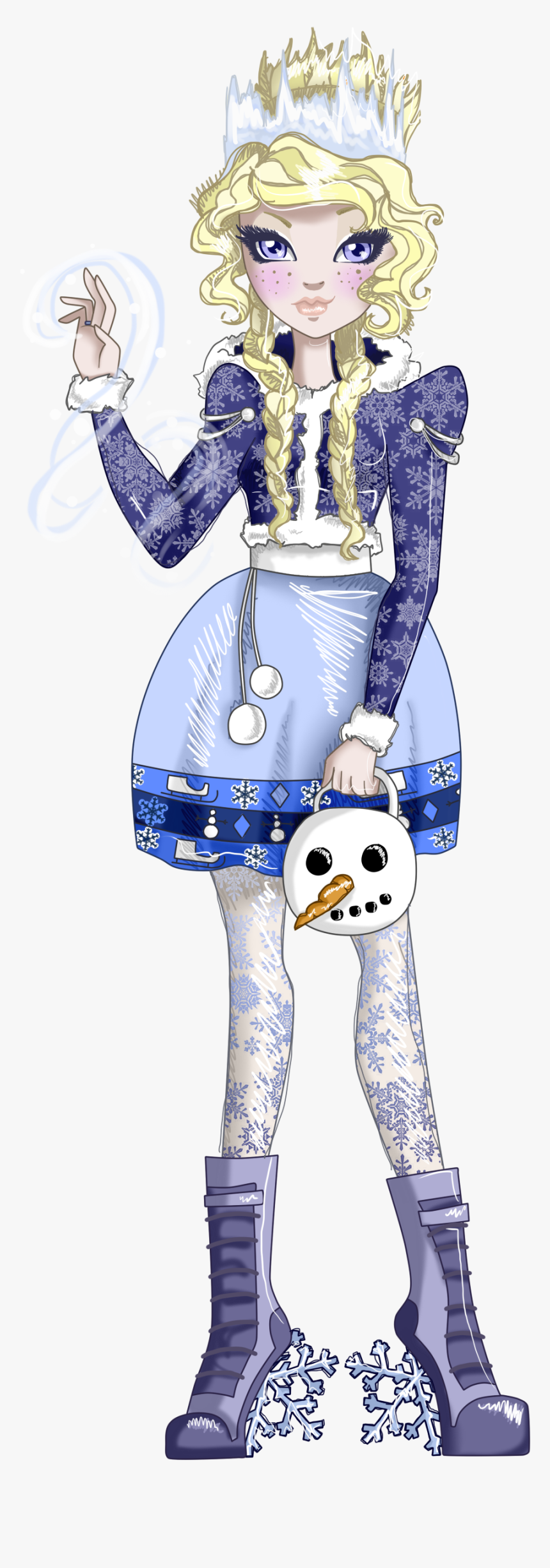 Frost Clipart I Am - Ever After High Jackie Frost, HD Png Download