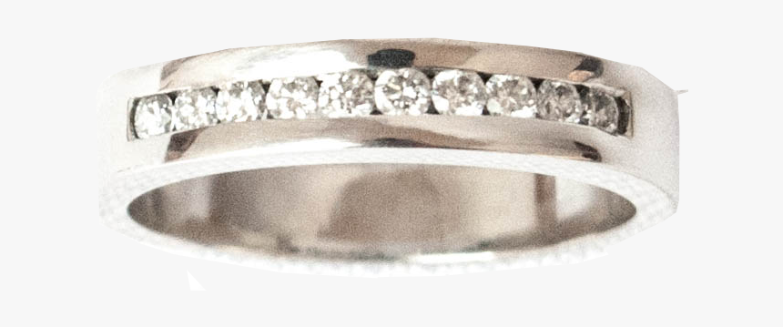 Anillo Cintillo Oro Blanco, HD Png Download