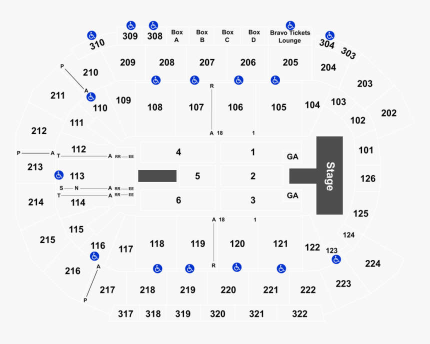 Mandalay Event Center Bad Bunny Concert, HD Png Download