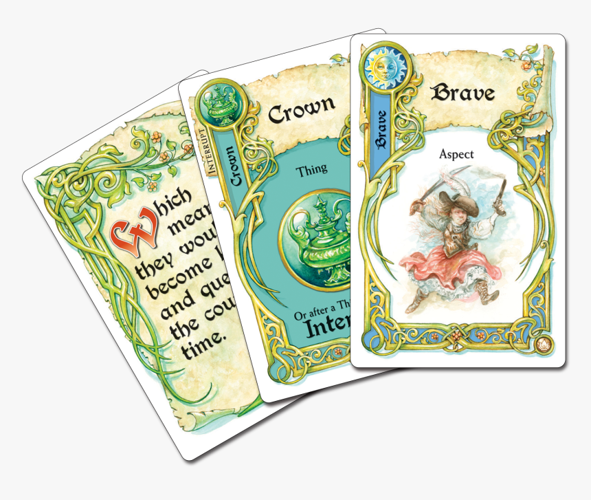 Ouat3cardfanlayered - Card Game Fairy Tale Once Upon A Time, HD Png Download
