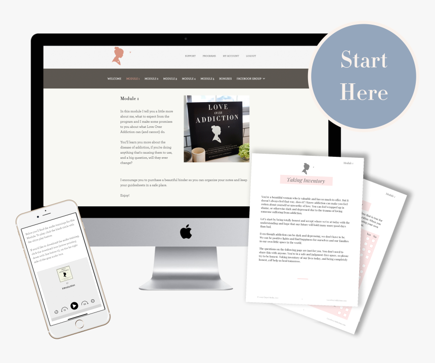 Love Over Addiction - Web Design, HD Png Download