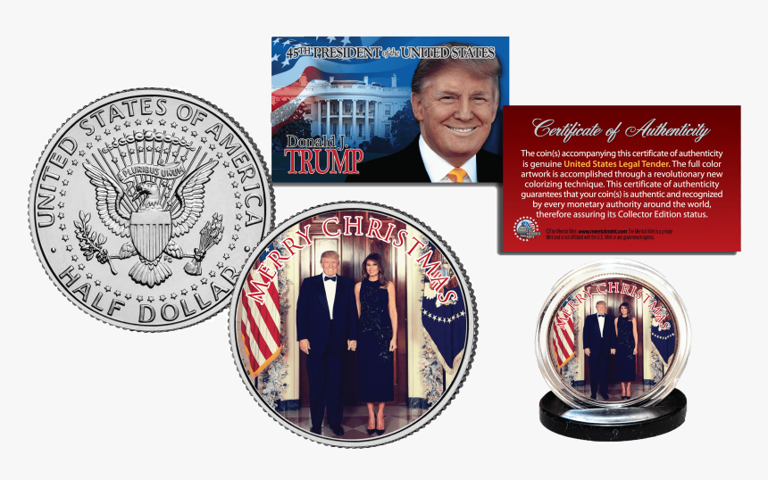 Donald Trump Half Dollar Coin Ebay, HD Png Download