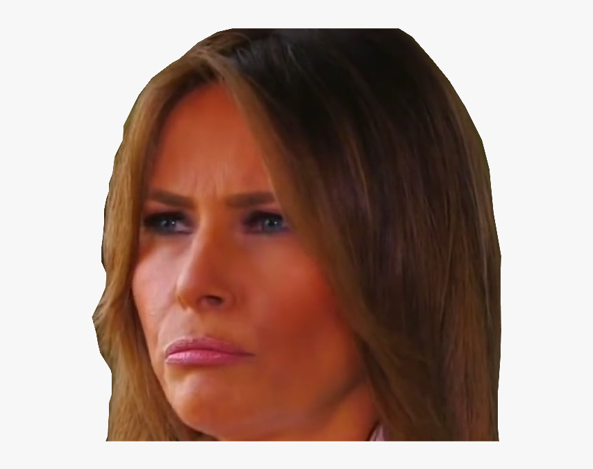 Sticker Politic Melania Trump Triste - Girl, HD Png Download