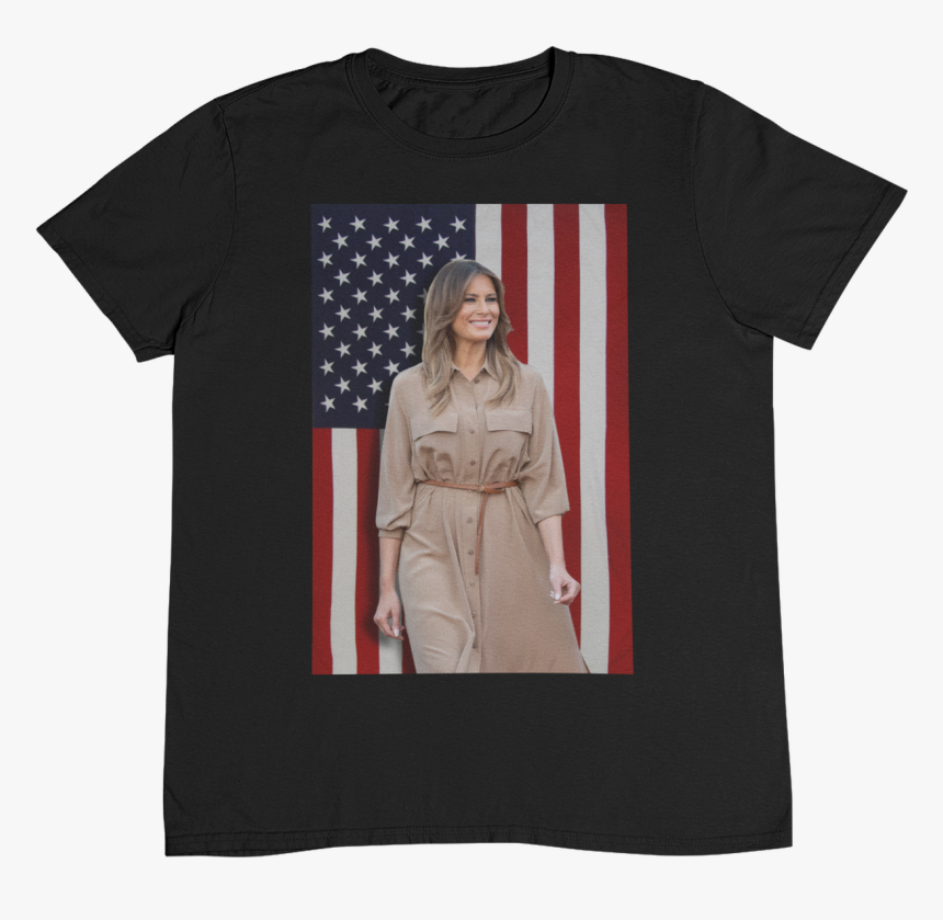 Melania Trump Flag Shirt - Vintage Clothing, HD Png Download