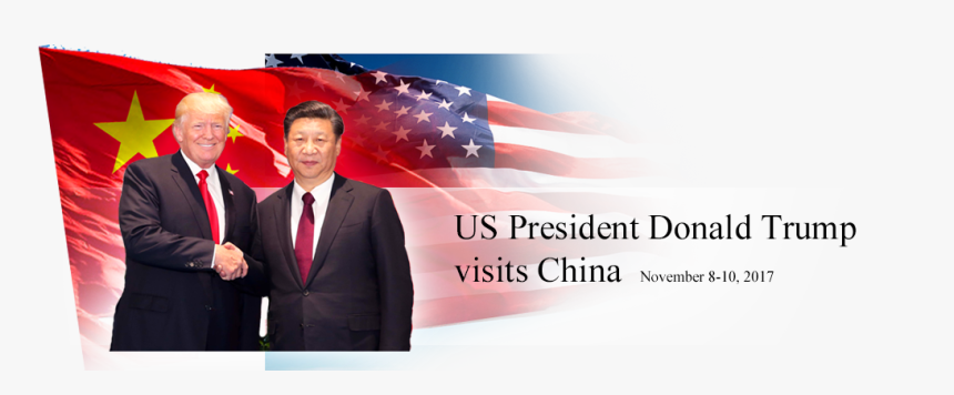 President Trump Visit China, HD Png Download