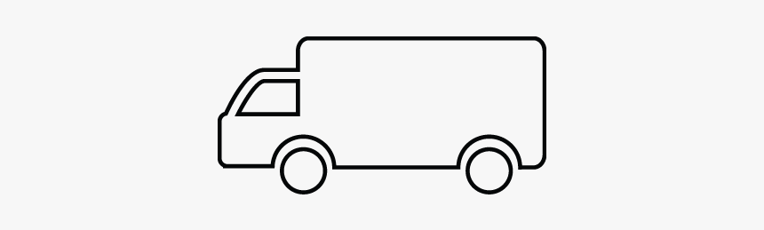 Truck, Transportation, Construction, Rigid, Transport - Line Art, HD Png Download