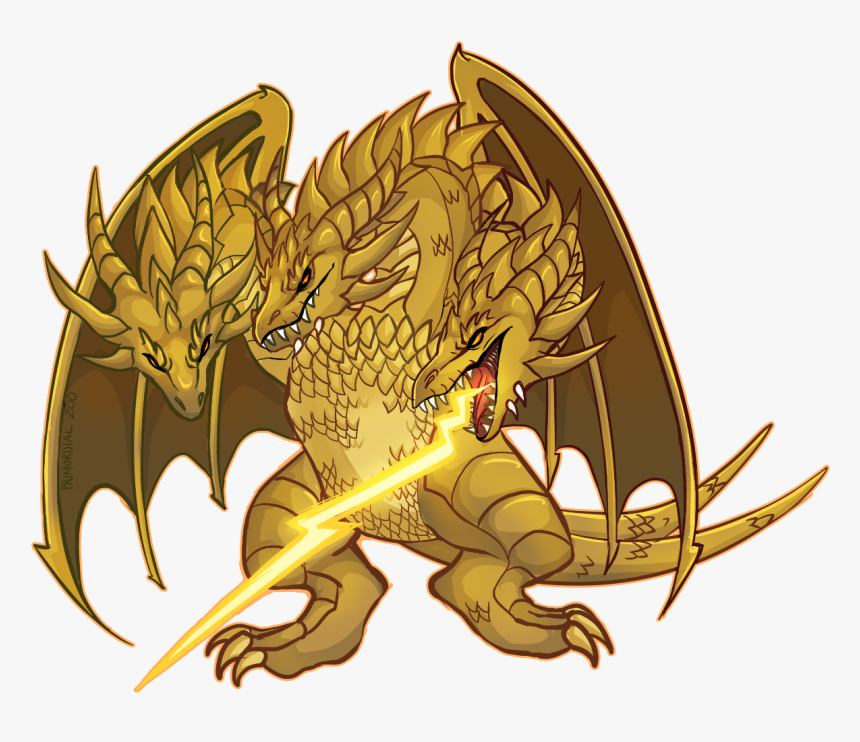 King Ghidorah Sticker - Dragon, HD Png Download