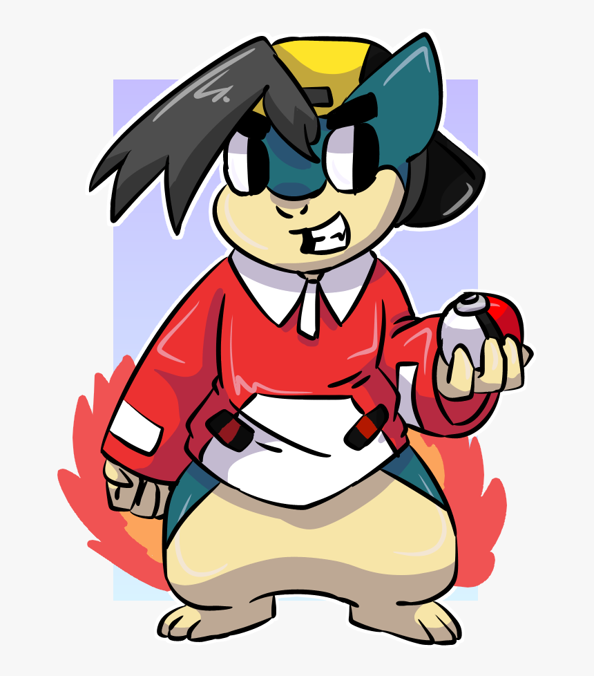 Aj As A Quilava - Cartoon, HD Png Download