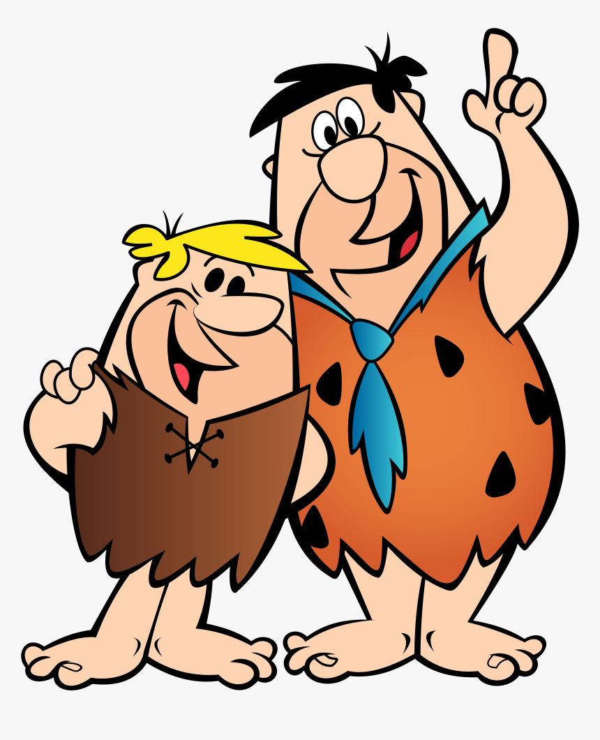 Fred Flintstone And Barney Rubble Png Clip Art Image​ - Fred E Barney Flintstones, Transparent Png