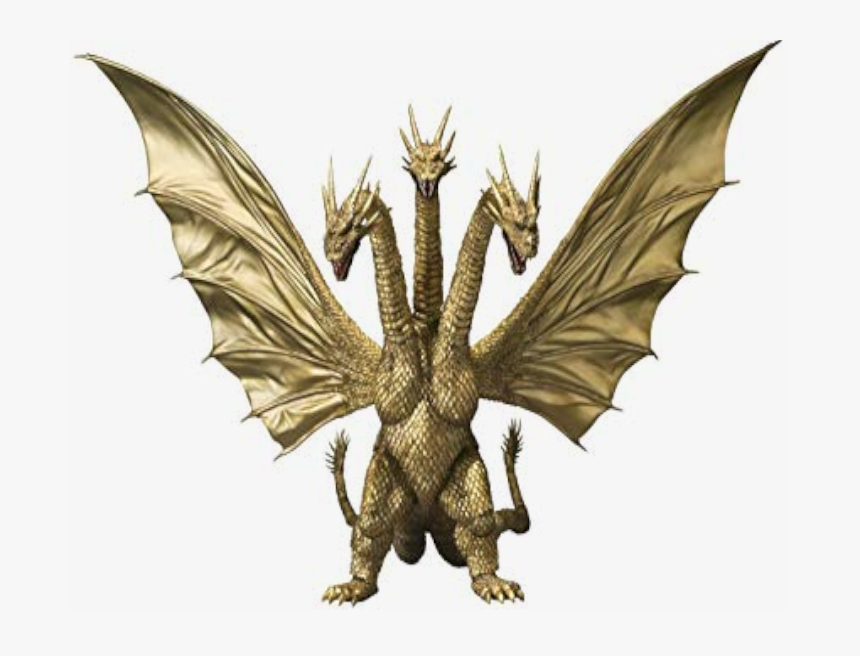 Sticker Kikoojap Godzilla King Ghidorah Gojira Monstre - King Ghidorah Size 2019, HD Png Download