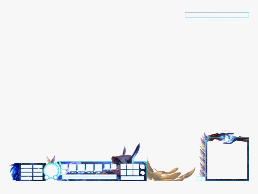 Star Dusk Xayah League Of Legends Overlay By Hogsmeade18 - Overlay League Of Legends Rakan, HD Png Download