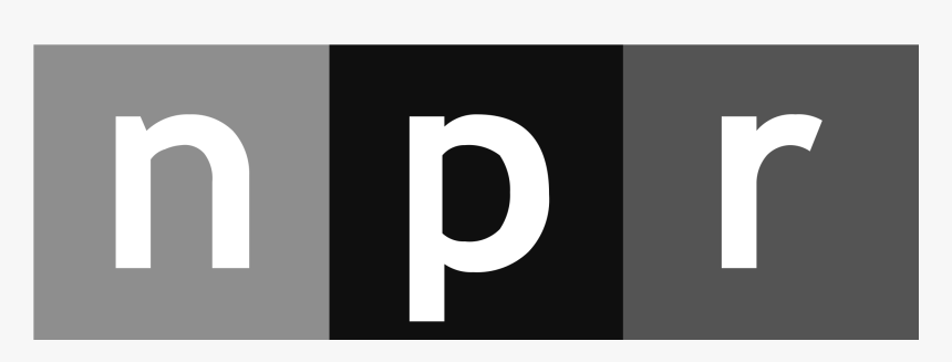 Npr Logo Black - Npr Logo Black And White Transparent, HD Png Download