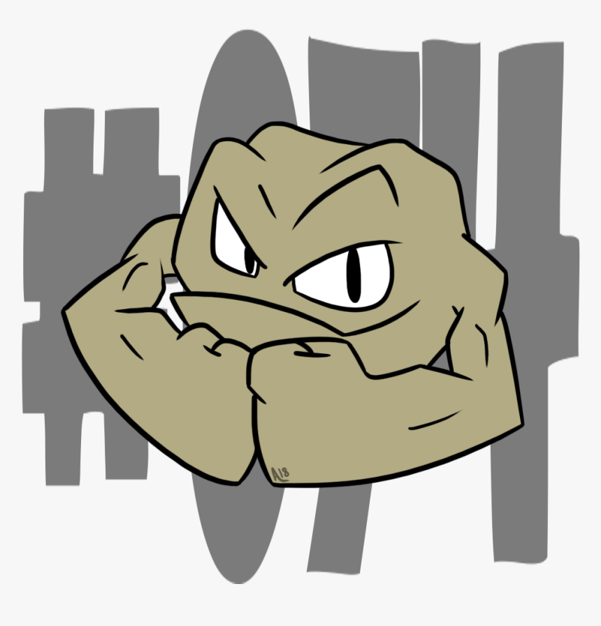 #geodude #pokemon #pokemonadaypic - Cartoon, HD Png Download
