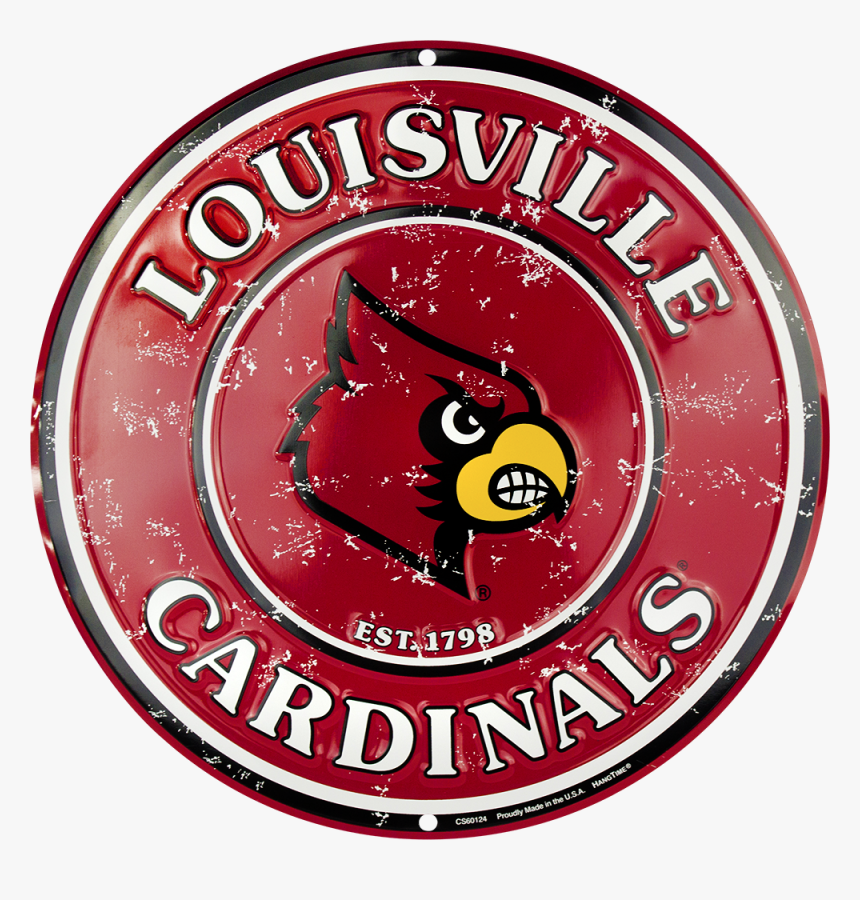 Louisville Cardinals Circle Sign - Louisville Cardinals, HD Png Download