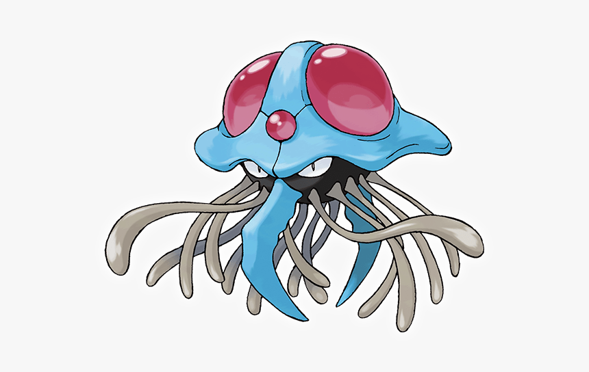 Pokemon Tentacool Evolution, HD Png Download