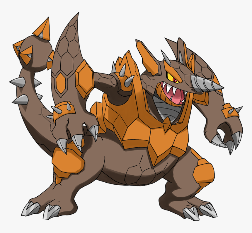 Rhyperior X Aggron, HD Png Download