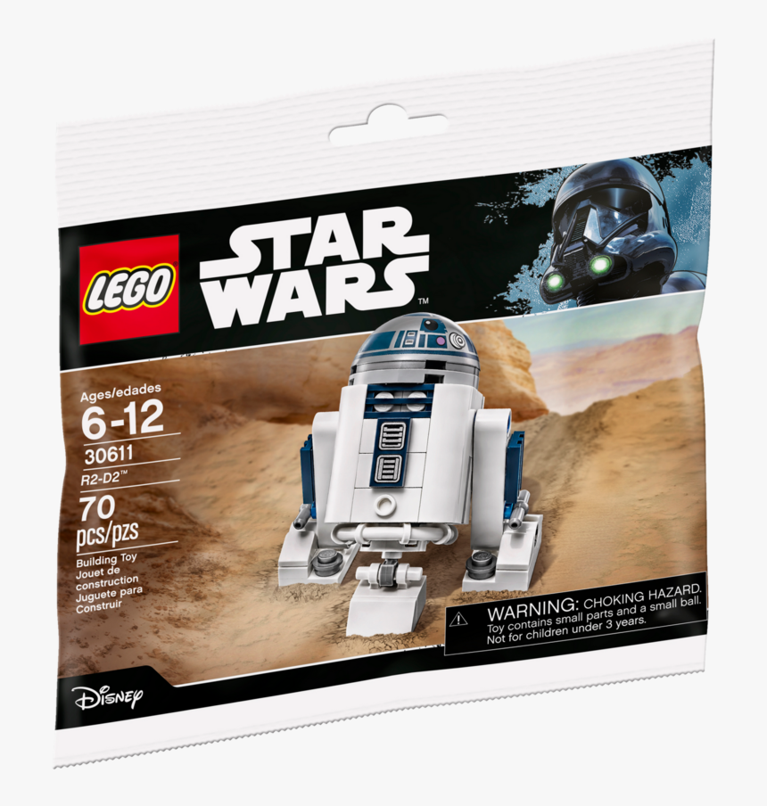 Lego R2 D2 Polybag, HD Png Download