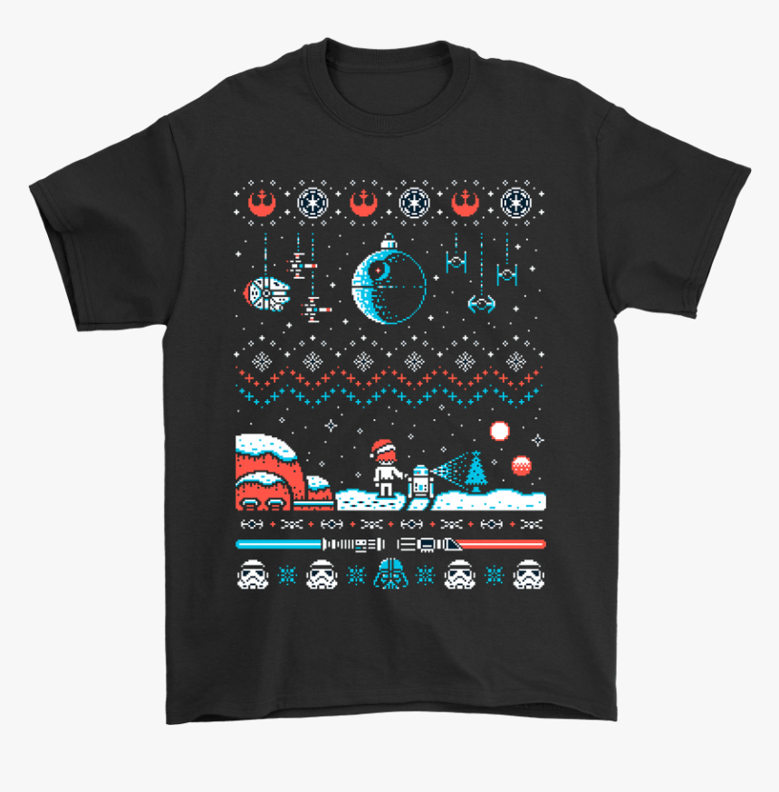 R2-d2 Star War Christmas Shirts - Star Wars Christmas Jumper Design, HD Png Download
