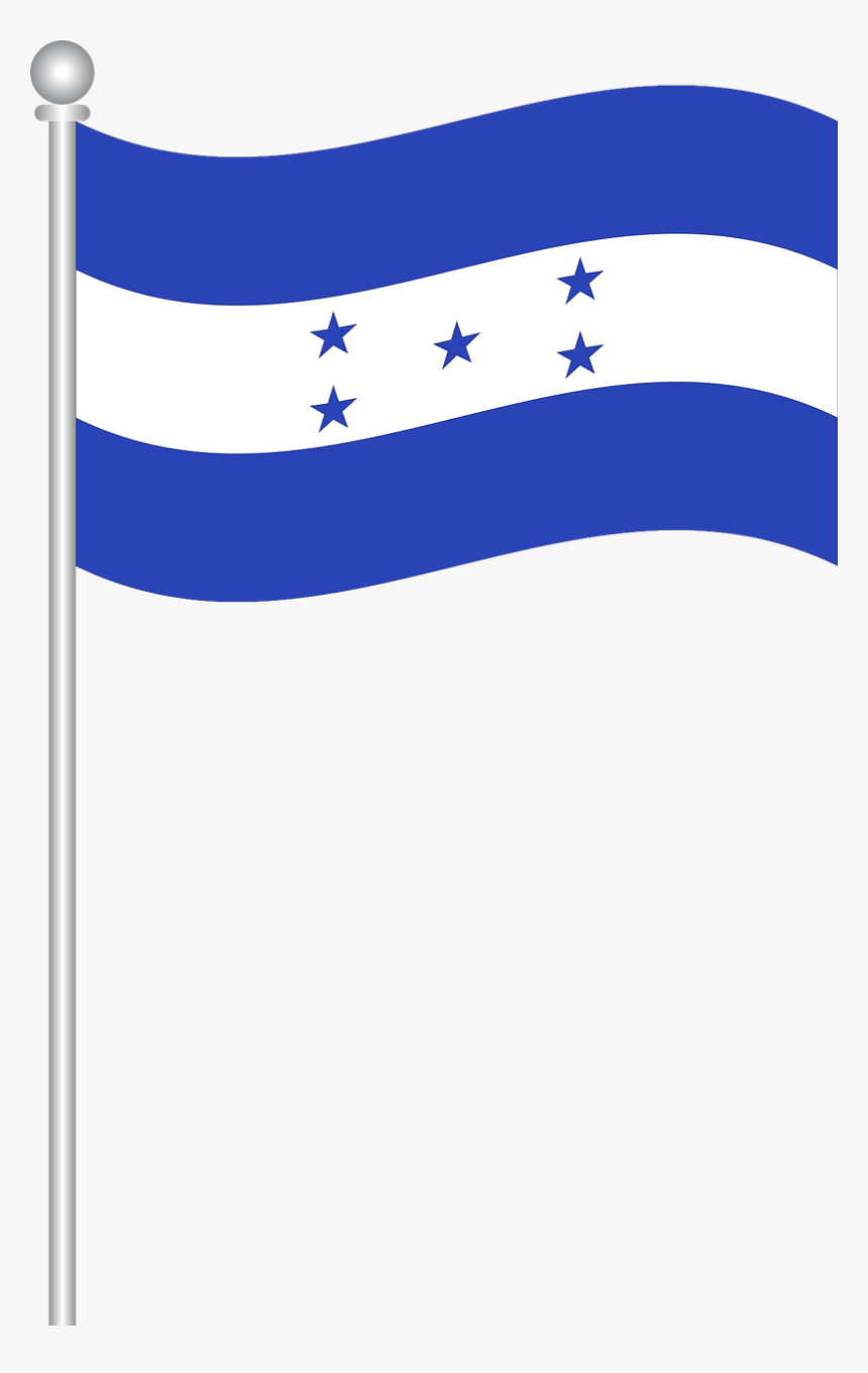 Bandera De Honduras Dibujo, HD Png Download