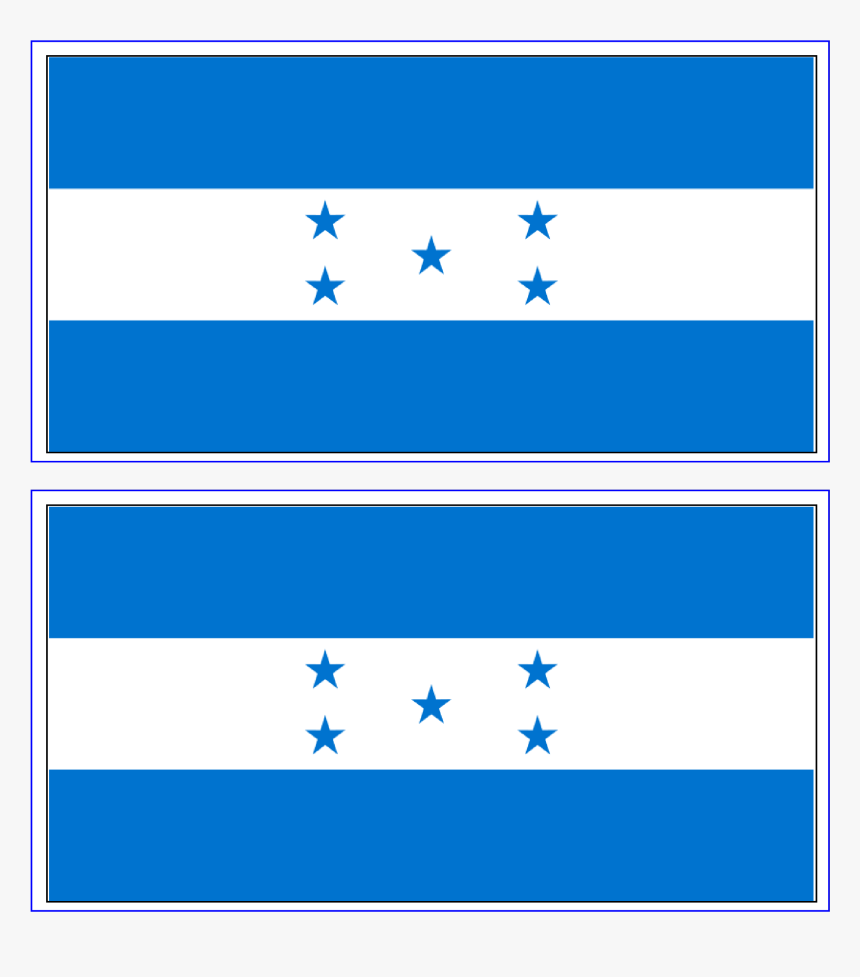 Honduras Flag Main Image - Printable Honduran Flag, HD Png Download