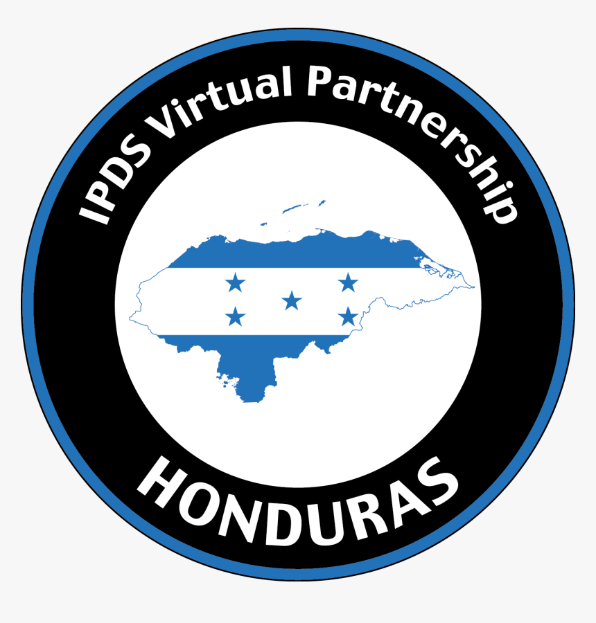 Ipds Virtual Partnership Honduras Icon With Country - Honduras Flag Map, HD Png Download